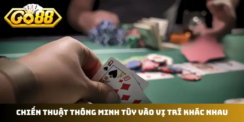 Chiến thuật thông minh tùy vào vị trí khác nhau