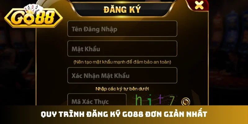 Quy trình đăng ký GO88 đơn giản nhất
