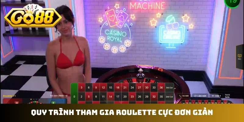 Quy trình tham gia roulette cực đơn giản
